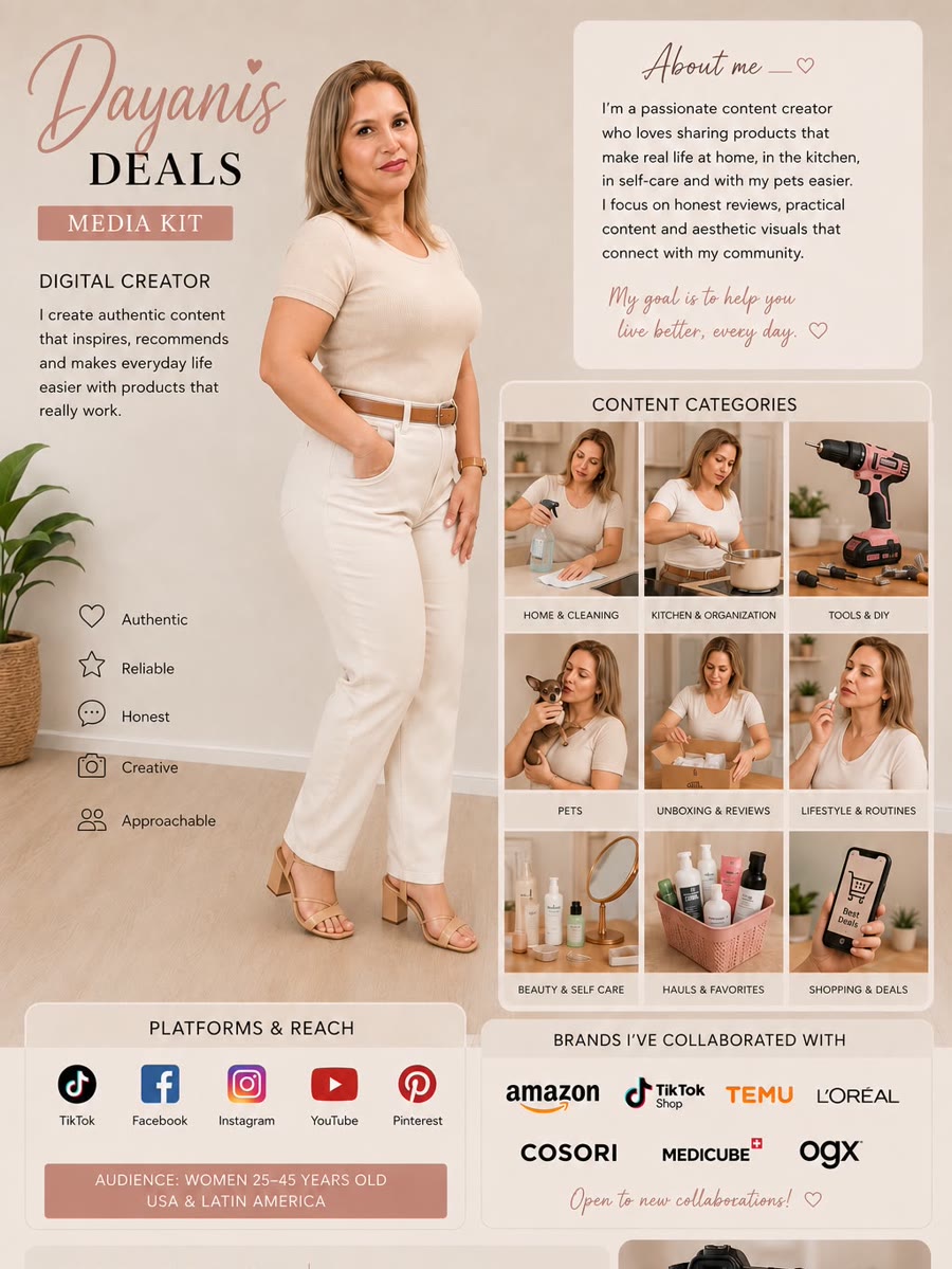 Dayanis Deals — media kit